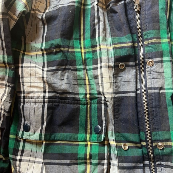 Ralph Lauren Rain Goodie Green Plaid. Size Petite Small - Picture 5 of 9